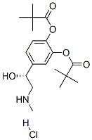 (R)-3,4-Di-O-pivaloylepinephrine hydrochloride 结构式