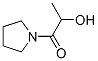 Pyrrolidine, 1-(2-hydroxy-1-oxopropyl)- (9CI) Struktur