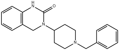 1-benzyl-4-(1,2,3,4-tetrahydro-2-oxo-3-quinazolinyl)piperidine Struktur