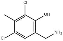 Phenol, 6-(aminomethyl)-2,4-dichloro-3-methyl- (9CI) Structure