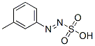 Diazenesulfonic acid, (3-methylphenyl)- (9CI) Structure