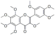 3,5,6,7,8,2',4',5'-オクタメトキシフラボン 化学構造式