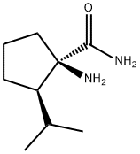 Cyclopentanecarboxamide, 1-amino-2-(1-methylethyl)-, (1R,2R)- (9CI),791055-00-0,结构式