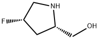 (2S,4S)-4-Fluoro-2-pyrrolidinemethanol Struktur