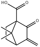 Bicyclo[2.2.1]heptane-1-carboxylic acid, 7,7-dimethyl-3-methylene-2-oxo- (9CI) Structure