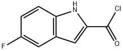 1H-INDOLE-2-CARBONYL CHLORIDE,5-FLUORO- Struktur