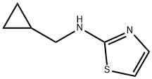 2-Thiazolamine,  N-(cyclopropylmethyl)- Structure