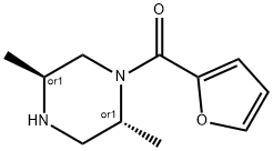 Piperazine, 1-(2-furanylcarbonyl)-2,5-dimethyl-, trans- (9CI) Structure