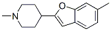 Piperidine, 1-methyl-4-(6-methyl-2-benzofuranyl)- (9CI) Struktur