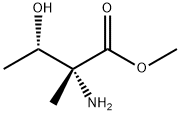 (2R,3S)-2-氨基-3-羟基-2-甲基丁酸甲酯, 791549-98-9, 结构式