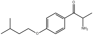 1-Propanone,  2-amino-1-[4-(3-methylbutoxy)phenyl]- Structure