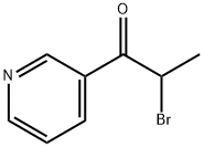 1-Propanone, 2-bromo-1-(3-pyridinyl)- (9CI) Structure