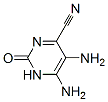4-Pyrimidinecarbonitrile,  5,6-diamino-1,2-dihydro-2-oxo- Struktur