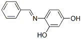 1,3-Benzenediol, 4-[(phenylmethylene)amino]- (9CI) Structure