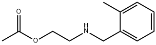 Ethanol, 2-[[(2-methylphenyl)methyl]amino]-, acetate (ester) (9CI),791577-43-0,结构式