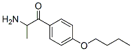 1-Propanone,  2-amino-1-(4-butoxyphenyl)- Structure