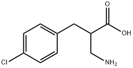 3-AMino-2-(4-chlorobenzyl)propanoic Acid Struktur