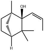 Bicyclo[2.2.1]heptan-2-ol, 1,3,3-trimethyl-2-(1Z)-1-propenyl-, (1R,2R,4S)- (9CI),791620-41-2,结构式
