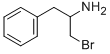 Benzeneethanamine, a-(bromomethyl)- Structure
