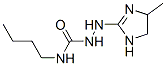 Hydrazinecarboxamide, N-butyl-2-(4,5-dihydro-4-methyl-1H-imidazol-2-yl)- (9CI) Structure