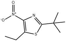 Thiazole, 2-(1,1-dimethylethyl)-5-ethyl-4-nitro- (9CI) Struktur