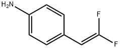 Benzenamine, 4-(2,2-difluoroethenyl)- (9CI) Structure