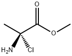 Alanine, 2-chloro-, methyl ester (9CI) 结构式