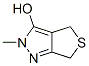 4H-Thieno[3,4-c]pyrazol-3-ol,  2,6-dihydro-2-methyl- Structure