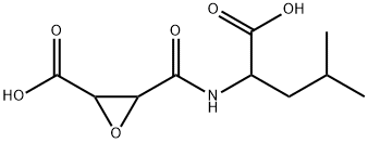 Oxiranecarboxylic  acid,  3-[[(1-carboxy-3-methylbutyl)amino]carbonyl]-  (9CI) Structure