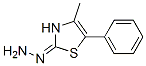 2(3H)-Thiazolone,4-methyl-5-phenyl-,hydrazone(9CI) Structure