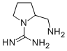 1-Pyrrolidinecarboximidamide,2-(aminomethyl)-,791748-40-8,结构式