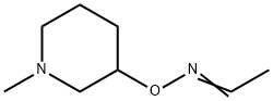 Acetaldehyde, O-(1-methyl-3-piperidinyl)oxime (9CI) Structure
