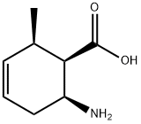 3-Cyclohexene-1-carboxylicacid,6-amino-2-methyl-,[1R-(1alpha,2alpha,6alpha)]-(9CI) 化学構造式
