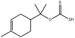 Carbonodithioic acid, O-[1-methyl-1-(4-methyl-3-cyclohexen-1-yl)ethyl] ester (9CI) Structure