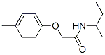 Acetamide, 2-(4-methylphenoxy)-N-(1-methylpropyl)- (9CI) Structure