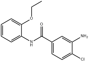 3-amino-4-chloro-N-(2-ethoxyphenyl)benzamide Structure