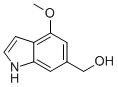 1H-Indole-6-methanol,4-methoxy-(9CI) 结构式