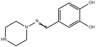 1,2-Benzenediol, 4-[(1-piperazinylimino)methyl]- (9CI),791808-21-4,结构式