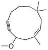 1-Cycloundecen-5-yne,4-methoxy-2,10,10-trimethyl-,(1E)-(9CI) 化学構造式
