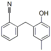Benzonitrile, 2-[(2-hydroxy-5-methylphenyl)methyl]- (9CI) Structure
