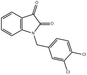 1-(3,4-DICHLOROBENZYL)-1H-INDOLE-2,3-DIONE Struktur