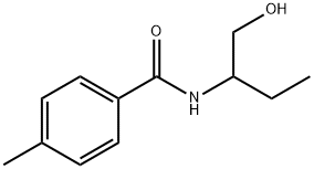 Benzamide, N-[1-(hydroxymethyl)propyl]-4-methyl- (9CI) 化学構造式