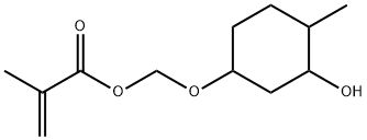 2-Propenoicacid,2-methyl-,[(3-hydroxy-4-methylcyclohexyl)oxy]methylester(9CI) Struktur