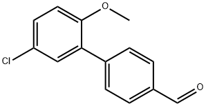 4-(2-Methoxy-4-(trifluoromethyl)phenyl)benzaldehyde Struktur