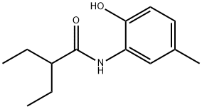 Butanamide, 2-ethyl-N-(2-hydroxy-5-methylphenyl)- (9CI) 化学構造式