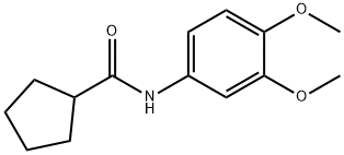 Cyclopentanecarboxamide, N-(3,4-dimethoxyphenyl)- (9CI) Struktur