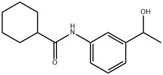 Cyclohexanecarboxamide, N-[3-(1-hydroxyethyl)phenyl]- (9CI) Struktur