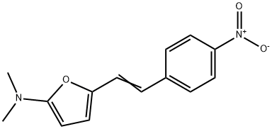 2-Furanamine,  N,N-dimethyl-5-[2-(4-nitrophenyl)ethenyl]-,791852-29-4,结构式