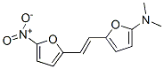 2-Furanamine,  N,N-dimethyl-5-[2-(5-nitro-2-furanyl)ethenyl]- Struktur