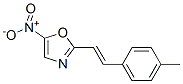 Oxazole, 2-[2-(4-methylphenyl)ethenyl]-5-nitro- (9CI) Structure